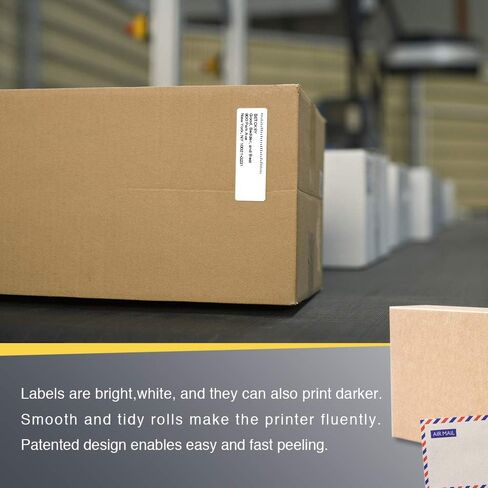 BETCKEY - 3" x 1" (76 mm x 25 mm) UPC Barcode & Address Labels Compatible with Zebra & Rollo Label Printer,Premium Adhesive & Perforated [1 Rolls, 1375 Labels] in Saudi Arabia