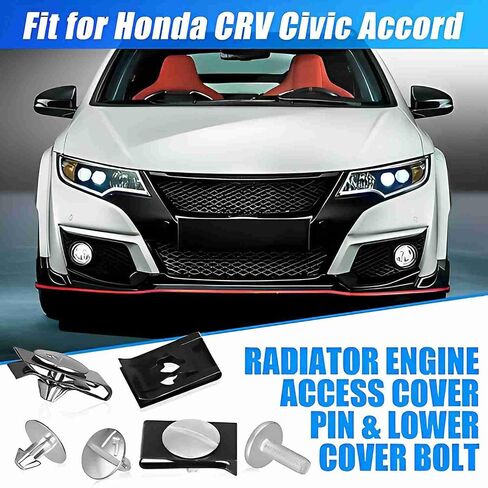 14 قطعة من مسامير غطاء المحرك السفلي المتوافقة مع Honda CR-V Civic Lingpai النفط أسفل الحرس طوقا مسامير لوحة الألومنيوم 90674-TY2-A01 90 in Saudi Arabia