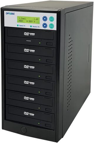 1 to 7 CD DVD Duplicator Standalone 24X M-Disc Support Burner in Saudi Arabia