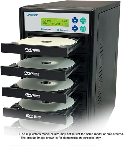 1 to 7 CD DVD Duplicator Standalone 24X M-Disc Support Burner in Saudi Arabia