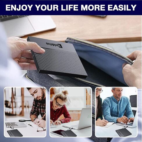 External CD/DVD Drive for Laptop,Vividrive USB 3.0 Type-C USB Portable Player for Laptop CD DVD +/-RW Disk Drive CD ROM Burner Writer CD/DVD Burner Reader Compatible with Desktop Windows Linux Apple in Saudi Arabia