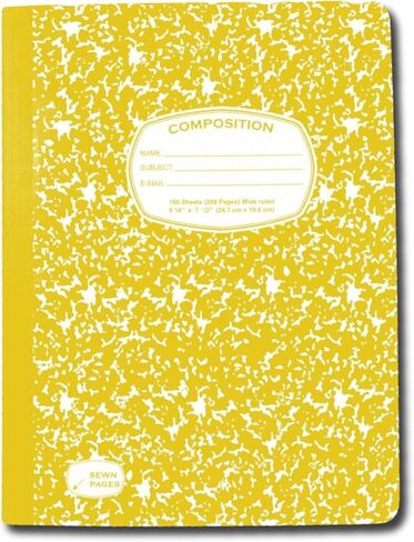 Composition Notebook College Ruled Composition Notebook, 48 Pack, 9-3/4" x 7-1/2", 100 Sheets, Multicolor Marble Notebook School Notebook, Composition Notebooks for School College & Office Supplies in Saudi Arabia