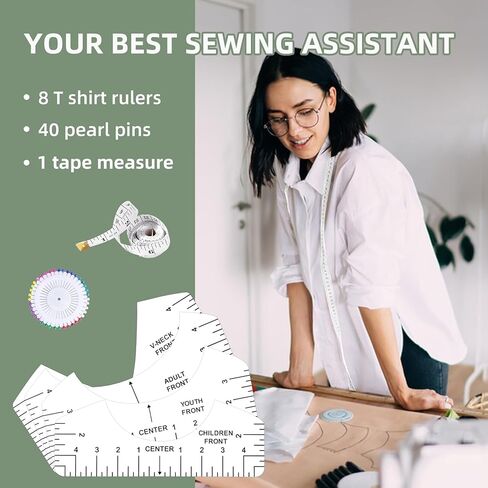 10 قطع دليل مسطرة التي شيرت - أدوات قياس التي شيرت للأطفال البالغين in Kuwait