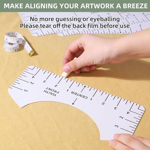 10 قطع دليل مسطرة التي شيرت - أدوات قياس التي شيرت للأطفال البالغين in Kuwait