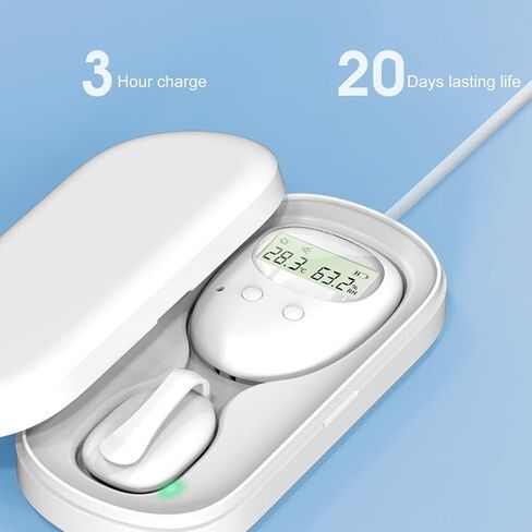 إنذار لاسلكي للتبول اللاإرادي، إنذار للتبول قابل لإعادة الشحن عبر USB مع اهتزاز صوتي، مستشعر ذكي للتبول اللاإرادي للأطفال والمراهقين والبالغين والذين ينامون بعمق، حل مثبت للتبول اللاإرادي in Saudi Arabia