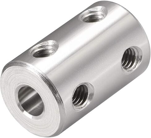 2pcs 6mm to 10mm Shaft Coupling Set Screw, D16mm x L22mm Stainless Steel Bore Rigid Shaft Coupler Joint Connector for 3D Printer,DIY Robots, CNC Machine,Motor Accessories in Saudi Arabia
