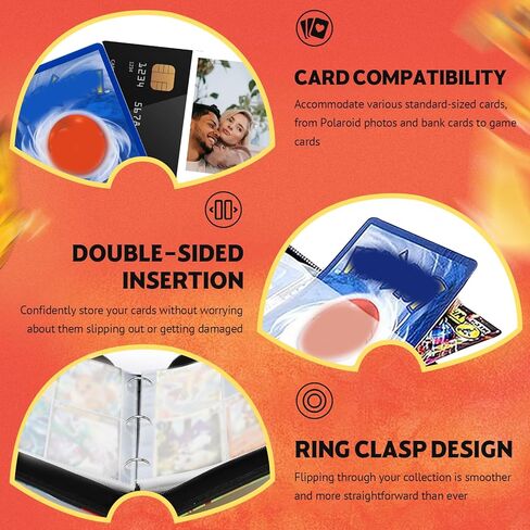 حافظة بطاقات لبطاقات البوكيمون، حامل بطاقات تجارية قابل للتجميع 400 بطاقة مع 50 أكمام، حافظة بطاقات تجارية مع تشارزارد لهدايا الأولاد، كتاب ألبوم حزم البطاقات in Kuwait