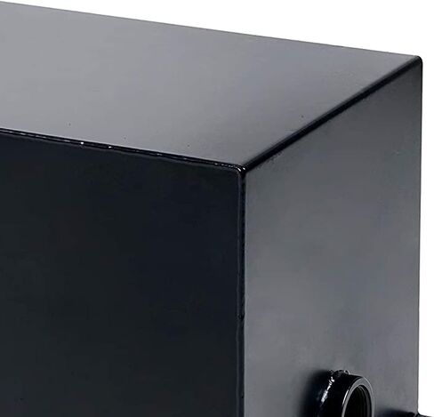 Field Tuff 10 Gallon 14 Gauge Welded Steel Hydraulic Fluid Reservoir Tank with 2 Inch Suction Port and 0.75 Inch Return Port, Black in Saudi Arabia