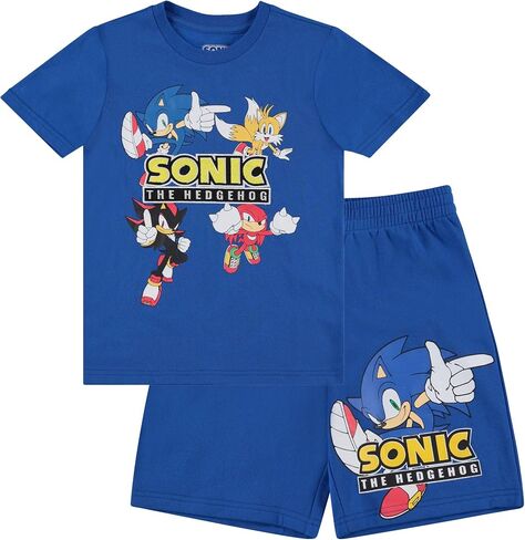 طقم تي شيرت وسروال قصير الأكمام للأولاد من FREEZE Sonic The Hedgehog in Kuwait