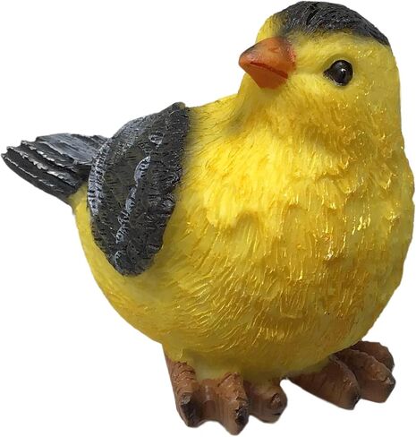 BANBERRY DESIGNS Goldfinch Bird Figurines Set of 3 Styles Birds Decoration 3" High in Saudi Arabia