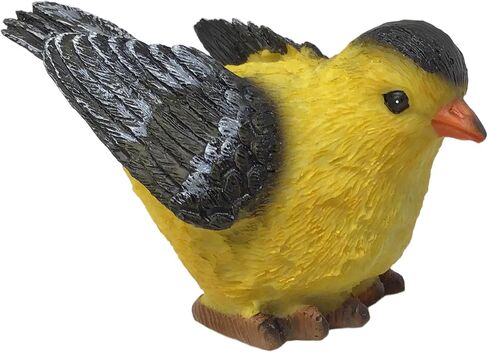 BANBERRY DESIGNS Goldfinch Bird Figurines Set of 3 Styles Birds Decoration 3" High in Saudi Arabia