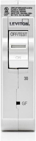 Leviton LB200 100A قاطع دائرة فرعي قياسي ثنائي القطب، مغناطيسي هيدروليكي، 120/240 فولت تيار متردد، أبيض in Saudi Arabia