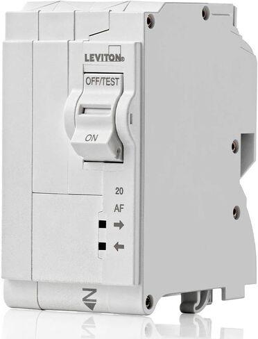Leviton LB200 100A قاطع دائرة فرعي قياسي ثنائي القطب، مغناطيسي هيدروليكي، 120/240 فولت تيار متردد، أبيض in Saudi Arabia
