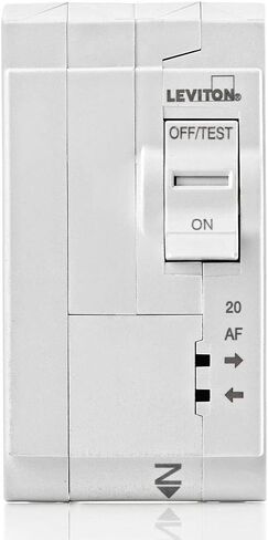 Leviton LB200 100A قاطع دائرة فرعي قياسي ثنائي القطب، مغناطيسي هيدروليكي، 120/240 فولت تيار متردد، أبيض in Saudi Arabia
