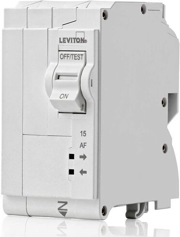 Leviton LB200 100A قاطع دائرة فرعي قياسي ثنائي القطب، مغناطيسي هيدروليكي، 120/240 فولت تيار متردد، أبيض in Saudi Arabia