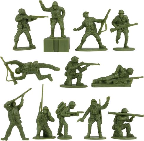 BMC WW2 Iwo Jima رجال الجيش البلاستيكي لمشاة البحرية الأمريكية - 36 شخصية جندي أمريكي in Saudi Arabia
