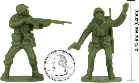BMC WW2 Iwo Jima رجال الجيش البلاستيكي لمشاة البحرية الأمريكية - 36 شخصية جندي أمريكي in Saudi Arabia