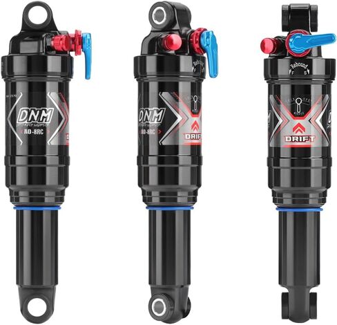 AO-8RC DNM Mtb صدمة خلفية للدراجة الجبلية مع قفل للخارج - ضغط هواء قابل للتعديل - تعديل التخميد (190 × 50 مم (7.48 بوصة × 1.97 بوصة)) in Kuwait