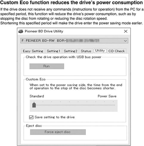 PIONEER External Blu-ray Drive BDR-X13U-S Excellent Reliability & Stability 16x BD-R Writing Speed USB 3.2 Gen1 / 2.0 BD/DVD/CD Writer with PureRead 4+ Realtime PureRead X13U-S-USONLY-Model in Saudi Arabia