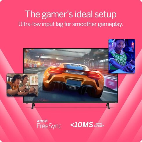 VIZIO 55-inch Quantum 4K QLED Smart TV with Dolby Vision, WiFi 6, Bluetooth Headphone Capable, Apple AirPlay, Chromecast Built-in (New)- M55Q6-L4 (Renewed) in Saudi Arabia