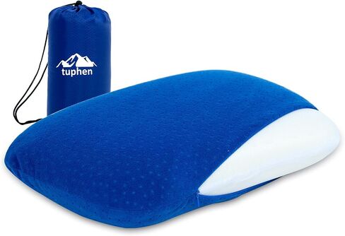 tuphen Camping Pillow Memory Foam Travel Pillow for Sleeping Backpacking Pillows Airplane Travel Hammock Beach Breathable Lightweight in Saudi Arabia