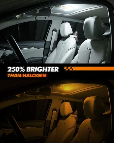 مصابيح عكسية LED من SEALIGHT 7440، 12 فولت فائقة السطوع 1000LM لمبة إضاءة بيضاء احتياطية بقدرة 7440 وات W21W، مناسبة لمصباح صندوق السيارة، لمبة لوحة الترخيص، لمبة داخلية، إلخ، قطعتان in Kuwait