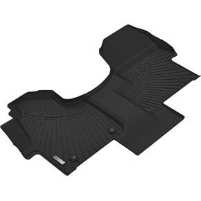 Floor Mats & Cargo Liner for 2025 2026 Cadillac Optiq,1st 2nd Row with Trunk Mat,TPE All Weather Protection Slush Floor Liner Black in Kuwait