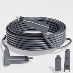 32.8FT Starlink Replacement Cable for Starlink Rectangular Satellite V2, Starlink Internet Kit Satellite Cable Extension Fits Starlink Accessories (32.8FT/10M) Waterproof Gray in Kuwait