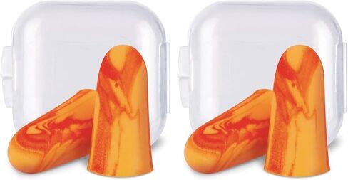 سدادات أذن رياضية قابلة لإعادة الاستخدام من Flents Protechs، مثالية للضوضاء الشديدة، تقلل الضغط وضجيج الخلفية، 8 أزواج مع حقيبة بحجم السفر، سهلة الاستخدام مع ملاءمة مريحة، NRR 33، برتقالي، صنع في الولايات المتحدة الأمريكية in Kuwait