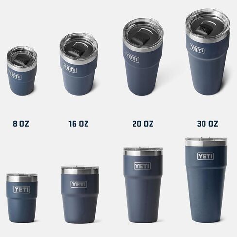 YETI Rambler 16 oz Stackable Tumbler, Vacuum Insulated, Stainless Steel with MagSlider Lid in Kuwait