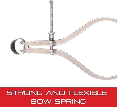 Starrett Yankee Spring-Type Divider with High-Grade Steel, Bow Spring and Quick Adjusting Spring Nut - 4" Size and Capacity, Spring Joint Type - 83A-4 in Saudi Arabia