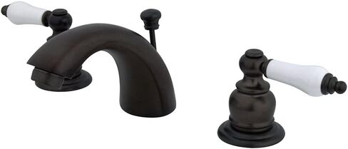 Kingston Brass KB951PL Victorian Mini-Widespread Bathroom Faucet, Polished Chrome in Saudi Arabia