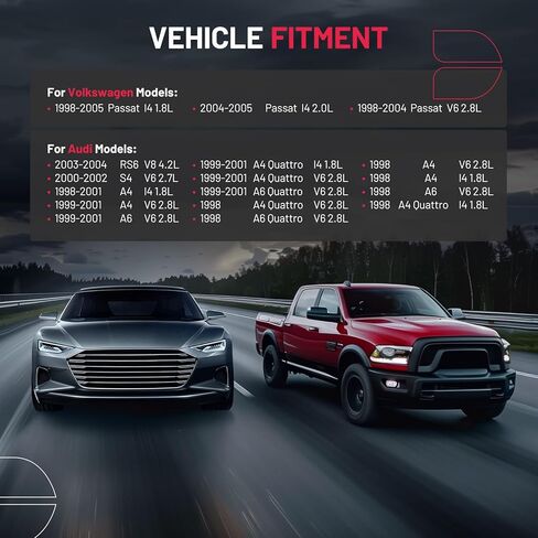 BDFHYK Engine Coolant Expansion Reservoir Overflow Tank Compatible with Audi A3 Q3 TT RS TTS Quattro Volkswagen VW Beetle Eos Golf R GTI Jetta Passat CC Rabbit Tiguan Replace 603-253 1K0121407A in Kuwait