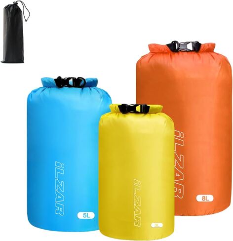 6PCS Dry Bags Waterproof, Lightweight Dry Bags for Kayaking Waterproof，Outdoor Waterproof Bag for Kayaking Hiking Boating Camping in Kuwait