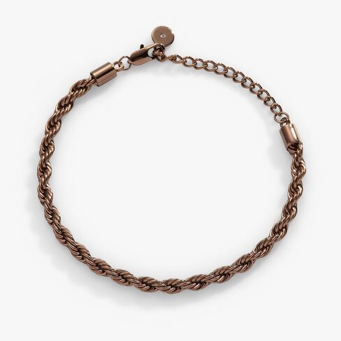 Alex and Ani AA734922SR,French Rope Chain Bracelet,Shiny Rose Gold,Rose Gold, Bracelets in Saudi Arabia