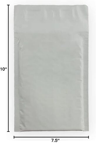 25 EcoSwift Size #DVD 7.5 x 10 Poly Bubble Mailers Self Sealing Bulk Padded Shipping Supplies Packaging Envelopes Bags DVD 7.5 by 10 inches in Saudi Arabia