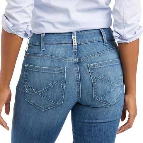 Ariat أنثى R.E.A.L. حذاء بوت باتريشيا متوسط ​​الارتفاع جين مين 26 in Saudi Arabia
