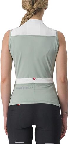 قميص CASTELLI Solaris بدون أكمام - للنساء، السماء الشتوية/الأزرق الداكن، M in Kuwait