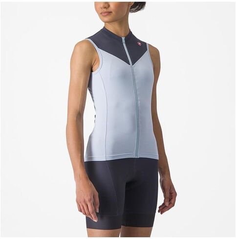 CASTELLI Solaris Sleeveless Jersey - Women's, Winter Sky/Dark Steel Blue, M in Saudi Arabia