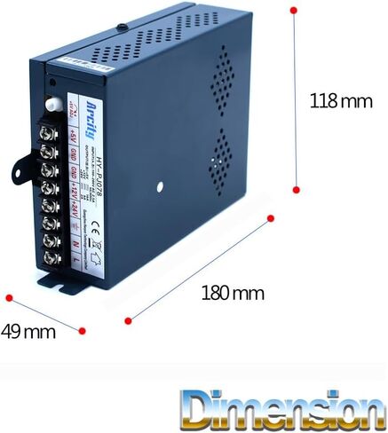 5V 12V 24V Output Switching Power Supply Unit Adjustable for Video Multi Games Machine Console Cocktail CCTV Computer DIY Horizontal New(+5V/8A +12V/8A +24V/3A) in Saudi Arabia