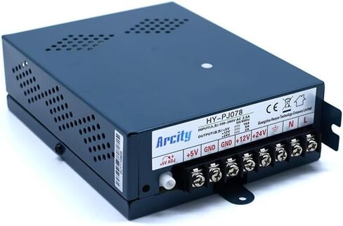 5V 12V 24V Output Switching Power Supply Unit Adjustable for Video Multi Games Machine Console Cocktail CCTV Computer DIY Horizontal New(+5V/8A +12V/8A +24V/3A) in Saudi Arabia