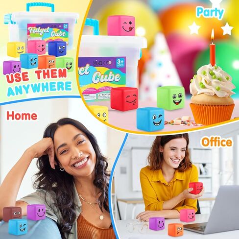 Stress Balls for Kids, 30 Pack Smile Stress Balls for Kids and Adults, Emotion Stress Balls in Bulk, Mini Stress Balls Set Sensory Squishy Toys Fidget Toys, Party Favors, Goodie Bag Stuffers for Kids in Kuwait