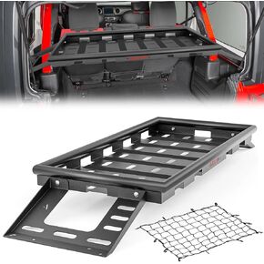 Rear Cargo Rack Basket Compatible with 2021 2022 2023 2024 Ford Bronco 4 Door Hardtops, Interior Luggage Carrier Storage Shelf (Excluding Softtop or Sport) in Kuwait