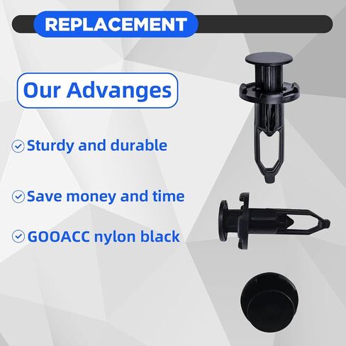 30pcs Tailgate Cap Top Protector Molding Retainers Clips fit for Compatible with Toyota Tundra 2007-2018 in Saudi Arabia