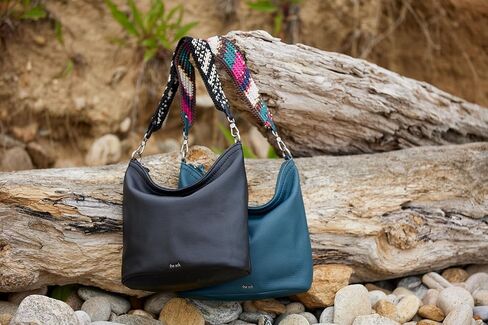 The Sak Jasmine Small Hobo in Leather, Detachable Leather Shoulder Strap, Nectar in Kuwait