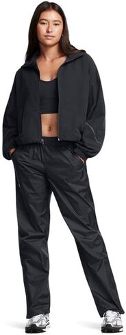 Under Armour - Womens Cloudstrike Rain Pant Pants, Color Pitch Gray/Black (012), Size: Large in Kuwait