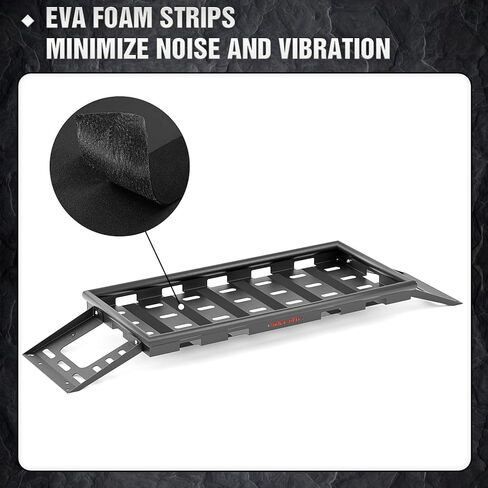 Rear Cargo Rack Basket Compatible with 2021 2022 2023 2024 Ford Bronco 4 Door Hardtops, Interior Luggage Carrier Storage Shelf (Excluding Softtop or Sport) in Kuwait