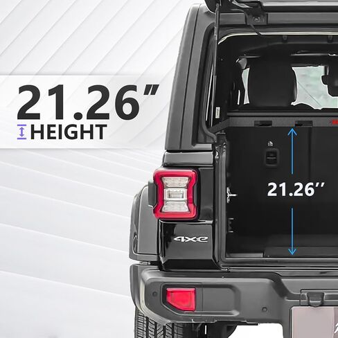 Rear Cargo Rack Basket Compatible with 2021 2022 2023 2024 Ford Bronco 4 Door Hardtops, Interior Luggage Carrier Storage Shelf (Excluding Softtop or Sport) in Kuwait