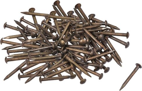 uxcell Small Tiny Brass Nails 1.2x12mm for DIY Wooden Hardware Accessories 100pcs in Saudi Arabia