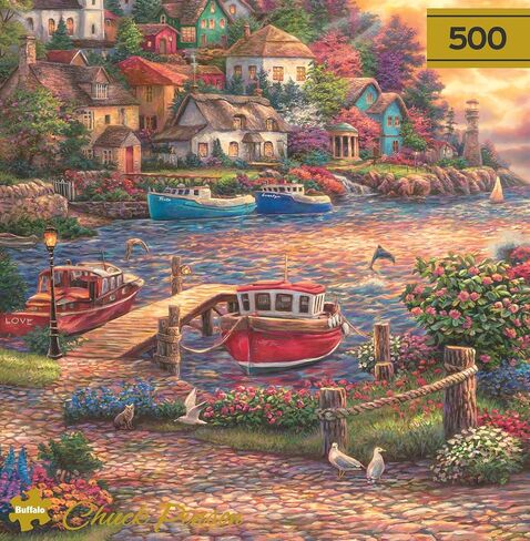 Buffalo Games - Chuck Pinson - Peace of The Garden - 1000 Piece Jigsaw Puzzle for Adults -Challenging Puzzle Perfect for Game Nights - Finished Size is 26.75 x 19.75 in Saudi Arabia